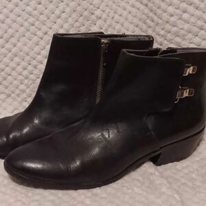 Sam Edelman Black Ankle Boots Size 10